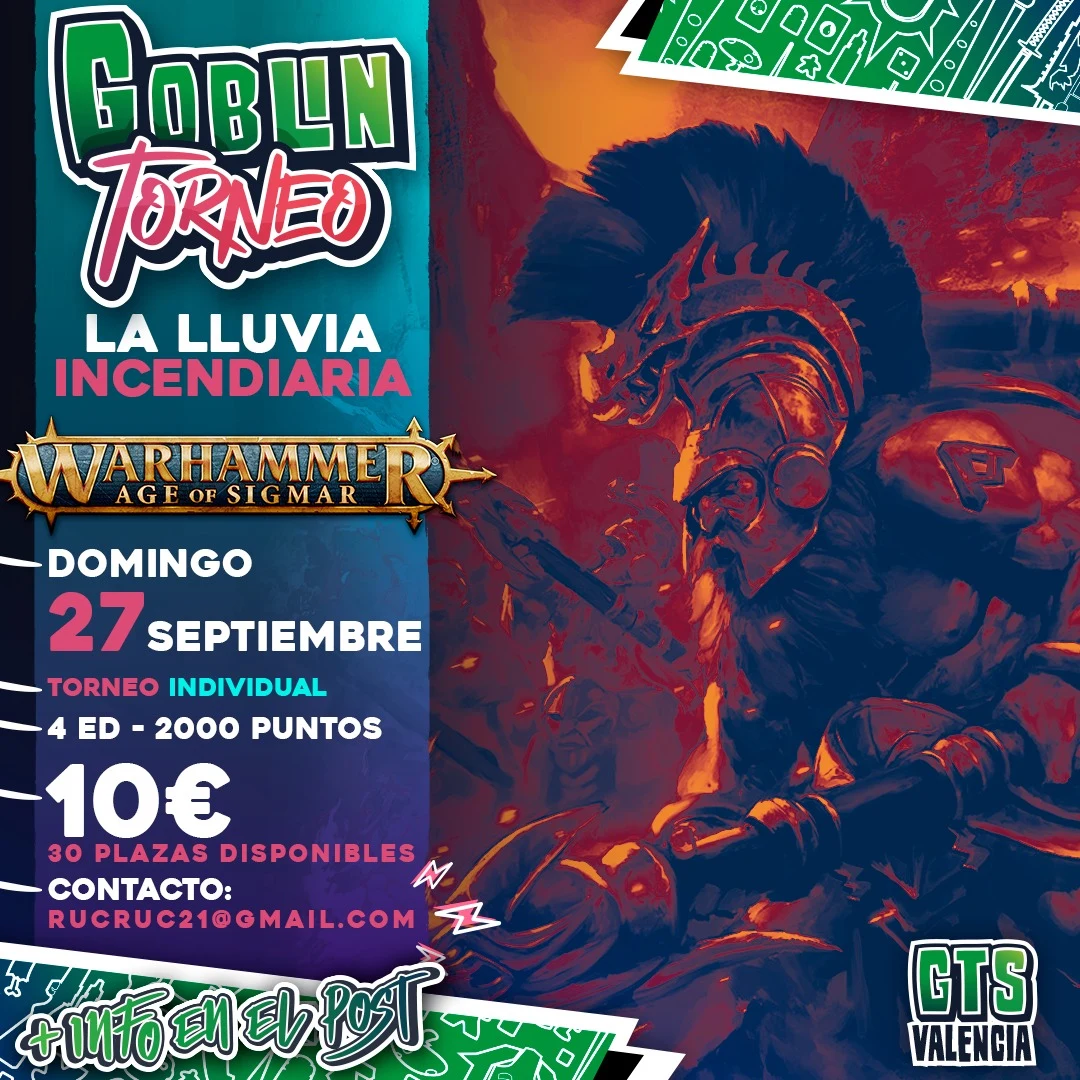 Cartel de Goblin Torneo: La lluvia incendiaria