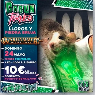 Cartel de Goblin Torneo: Lloros y ella es bruja