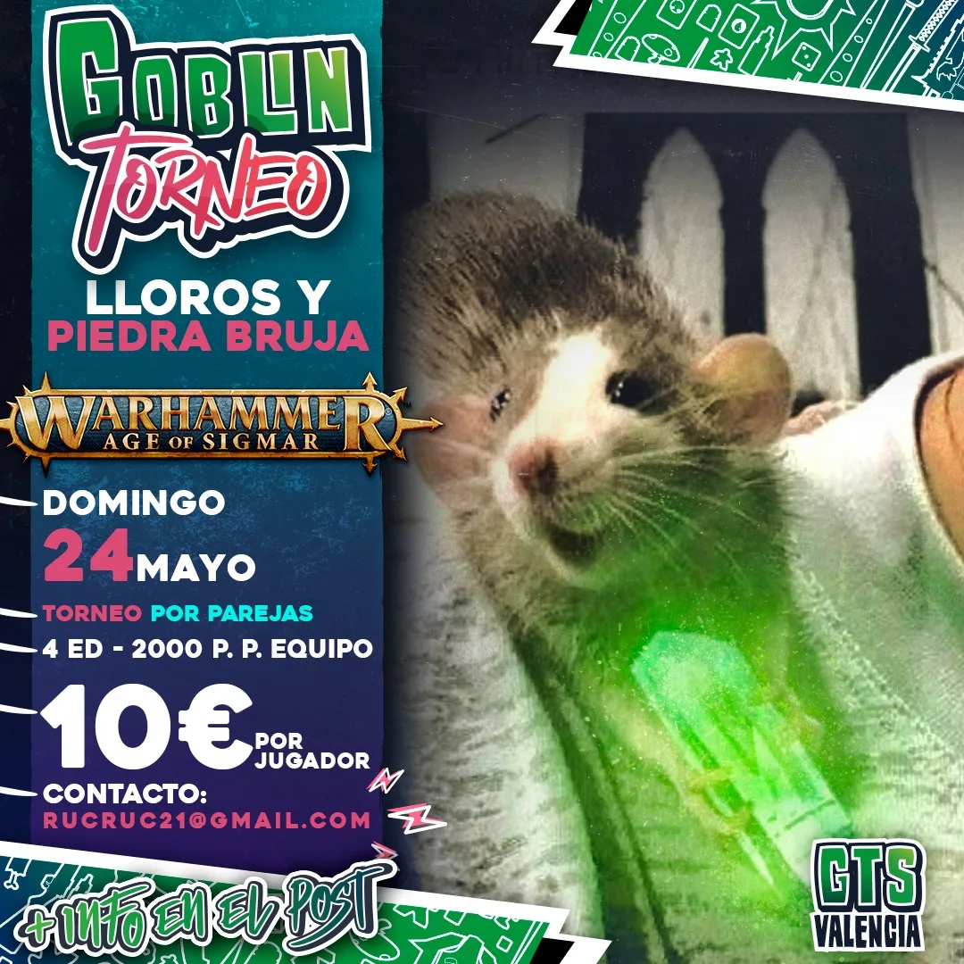 Cartel de Goblin Torneo: Lloros y piedra bruja