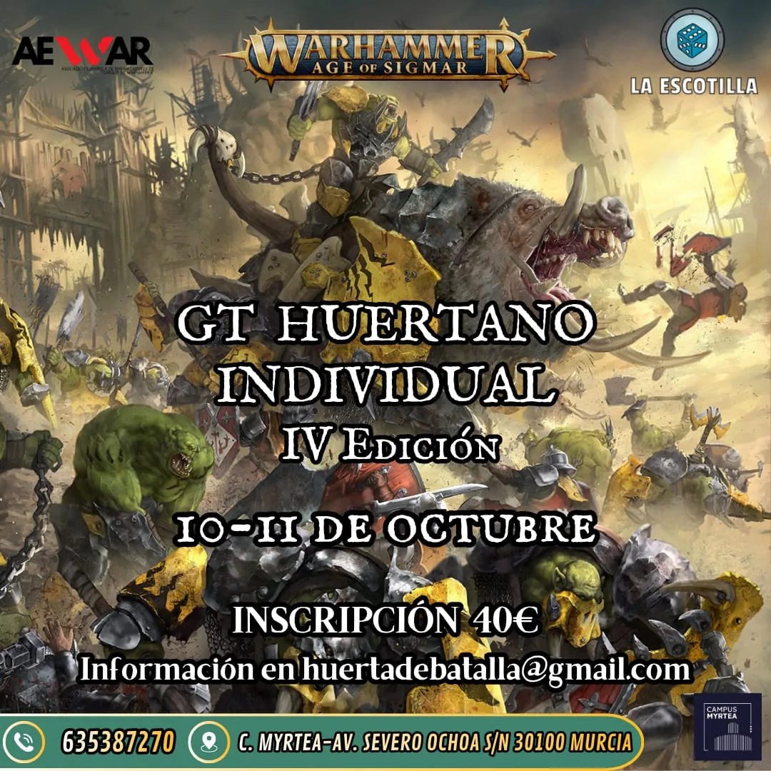 Cartel de GT Huertano Individual IV Edición