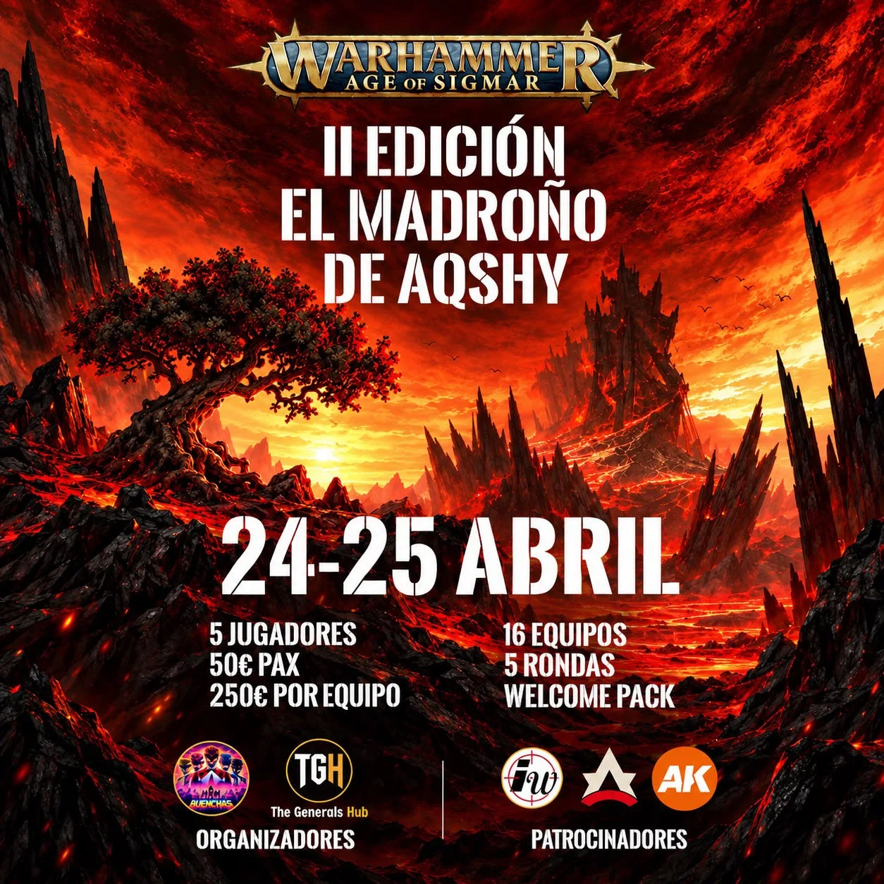 Cartel de II Edición El Madroño de Aqshy