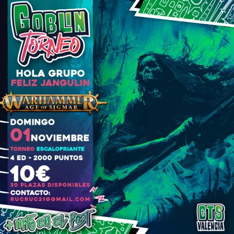 Cartel de Goblin Torneo: Hola grupo, feliz jangulin