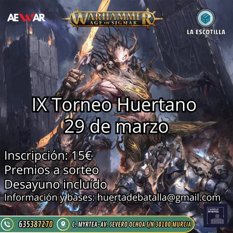 Cartel de IX Torneo Huertano