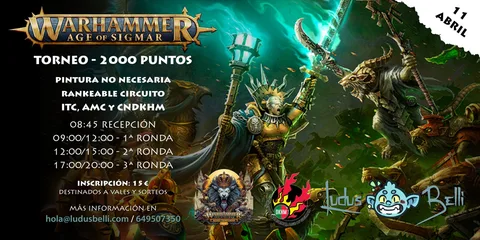 Cartel de Torneo Ludus Belli 11 Abril