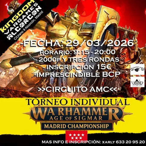 Cartel de Madrid Championship Alcorcón