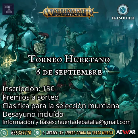 Cartel de Torneo Huertano 6 de Septiembre
