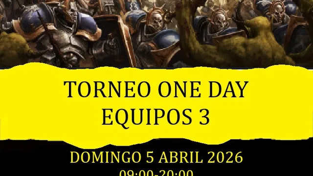 Cartel de Torneo One Day Equipos de 3 5/04
