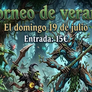Cartel de Torneo de Verano Age of Sigmar Super-Ocio Tarragona