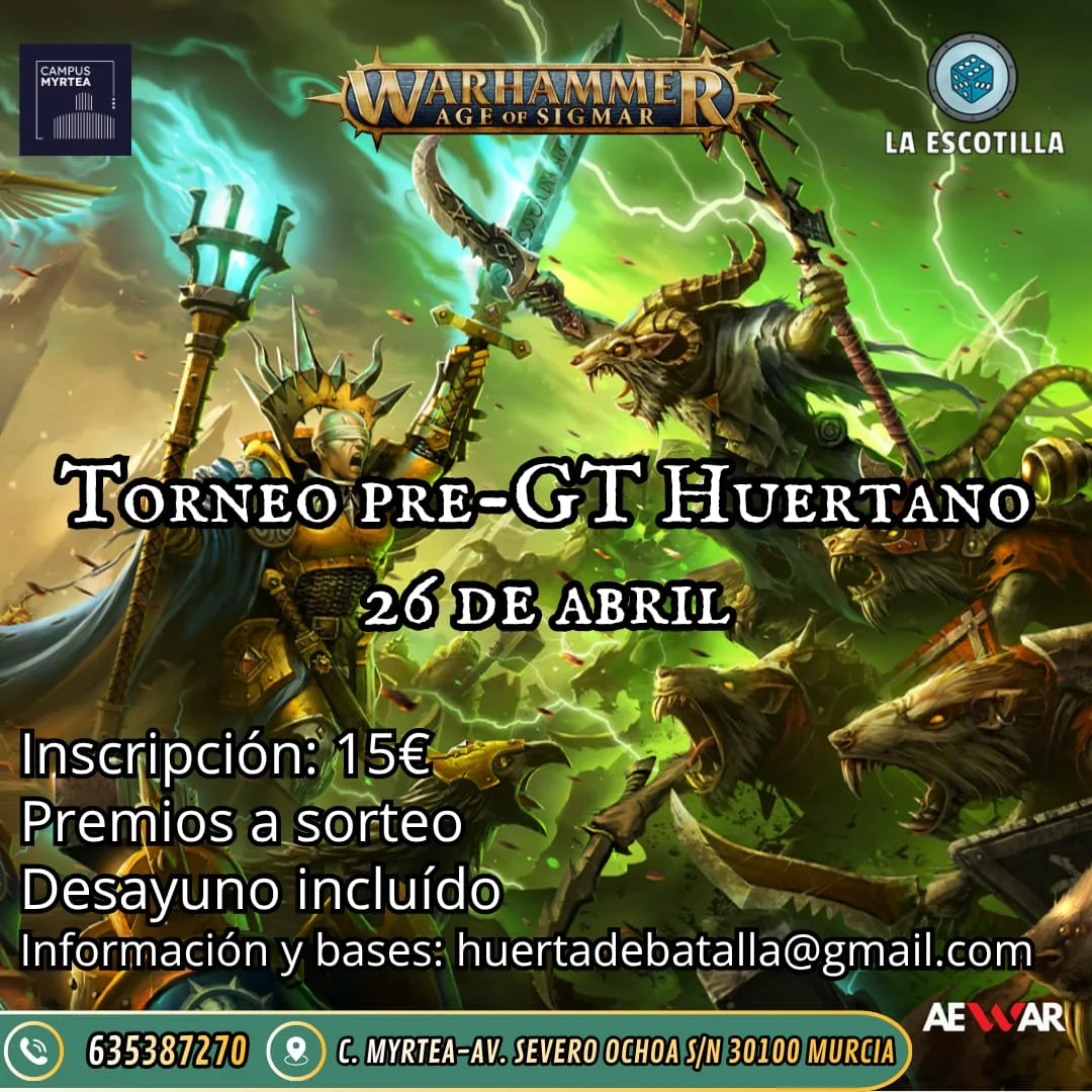 Cartel de Torneo pre-GT Huertano 26 de abril