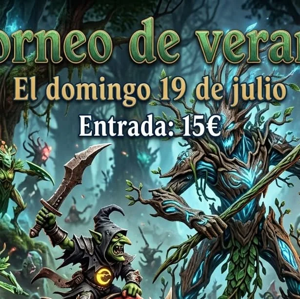 Cartel de Torneo de Verano Age of Sigmar Super-Ocio Tarragona