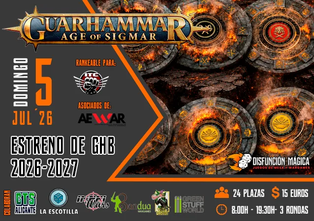 Cartel de V Torneo AoS - Guarhammar 2026