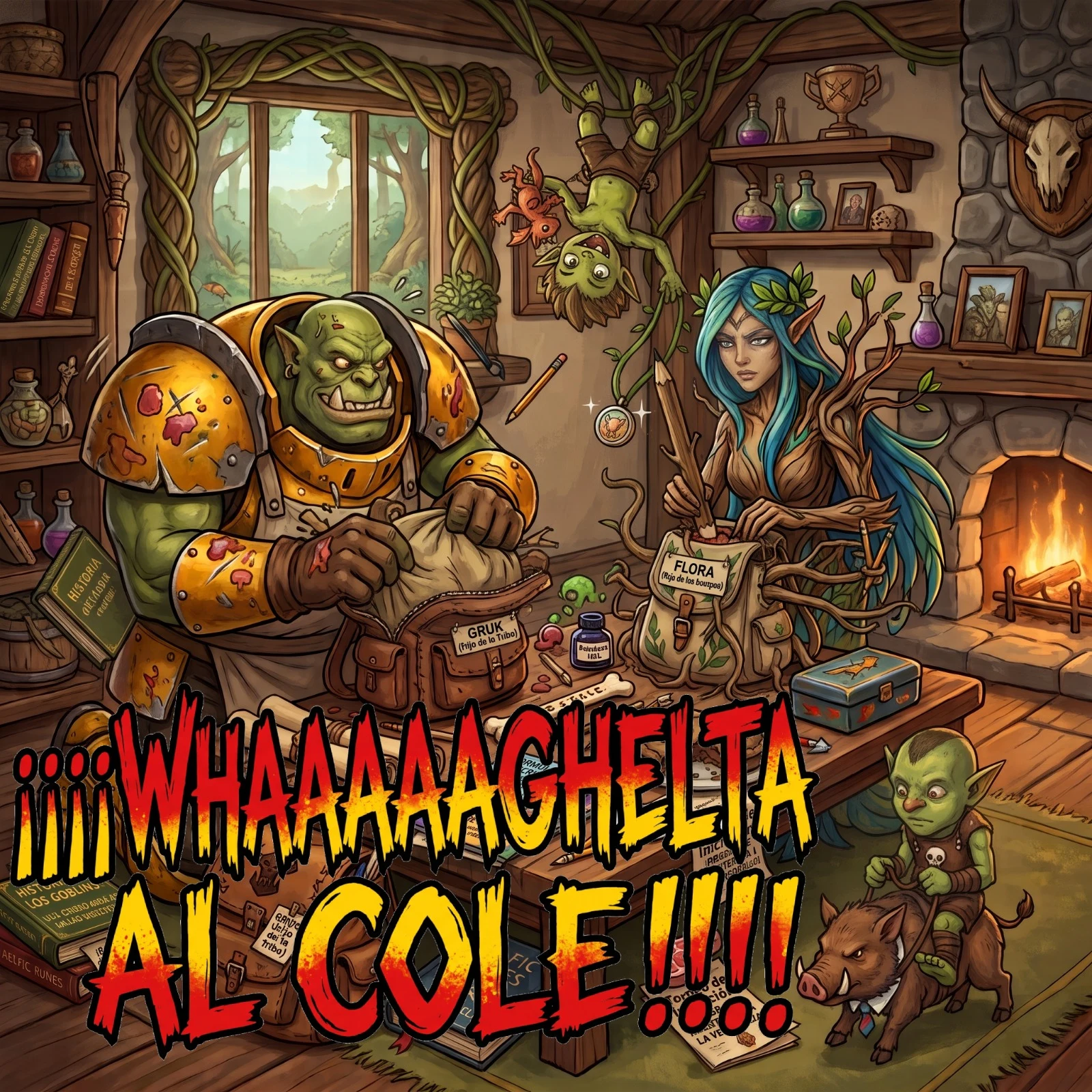 Cartel de ¡¡¡¡WHAAAAAAGHELTA AL COLE!!!!